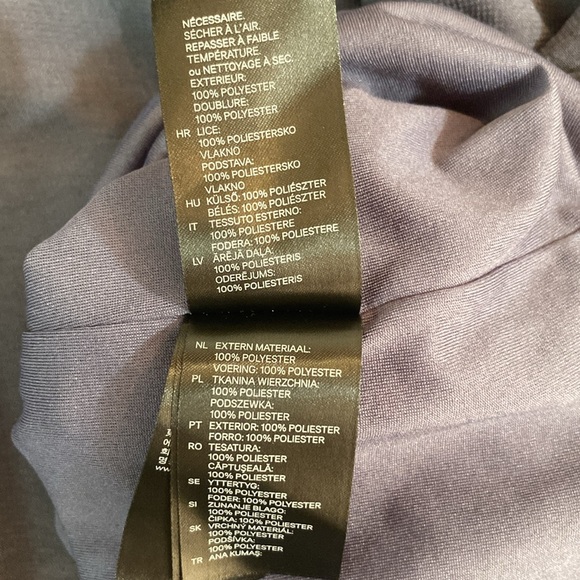 H&M - Grey shift dress. Size 8 - Picture 5 of 9